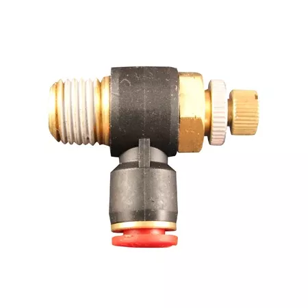 1/8" MNPT 1/4" OD Push-to-Connect Meter In Flow Control (Box of 5)