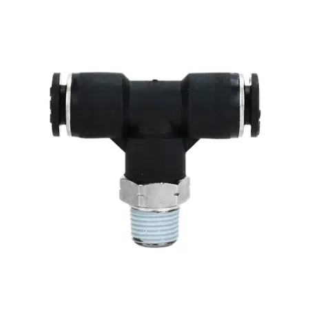 1/8" MNPT 1/4" OD Push-to-Connect Swivel Branch Tee (Box of 10)