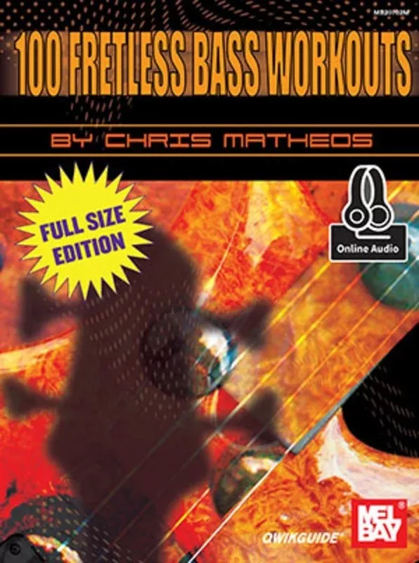 100 Fretless Bass Workouts Qwikguide Book/CD Book