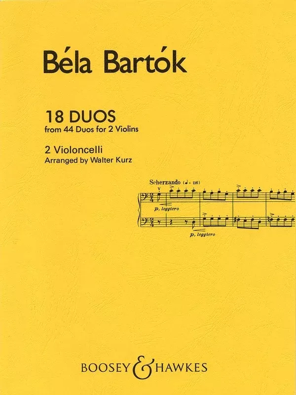 18 Duos For Two Cellos (Softcover Book)