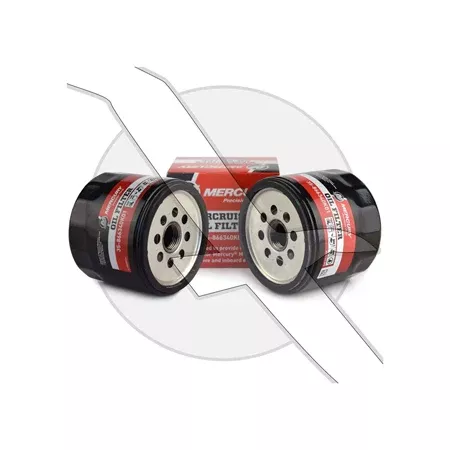 2-Pack Mercury Marine Mercruiser Oil Filter 35-866340K01
