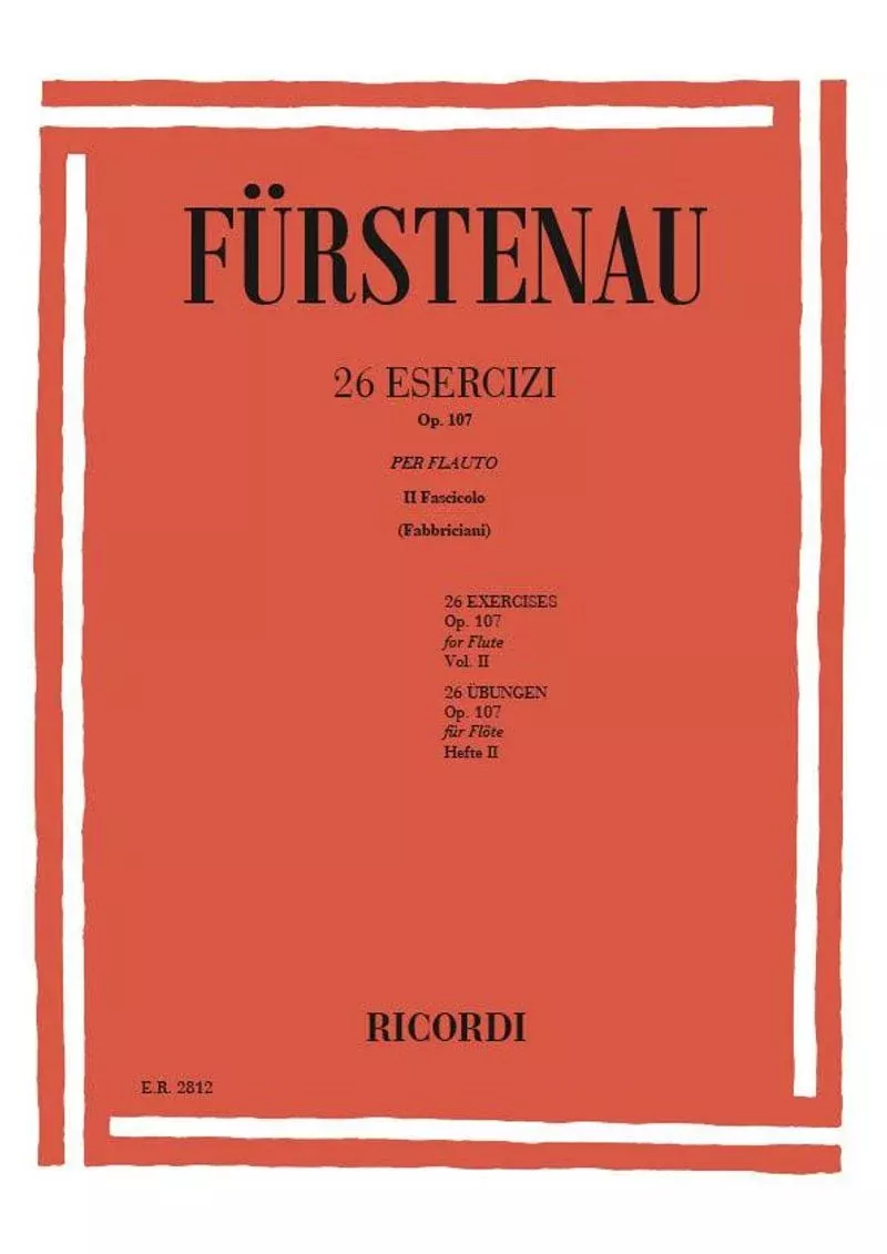 26 Exercises Op 107 Book 2 Flute Book