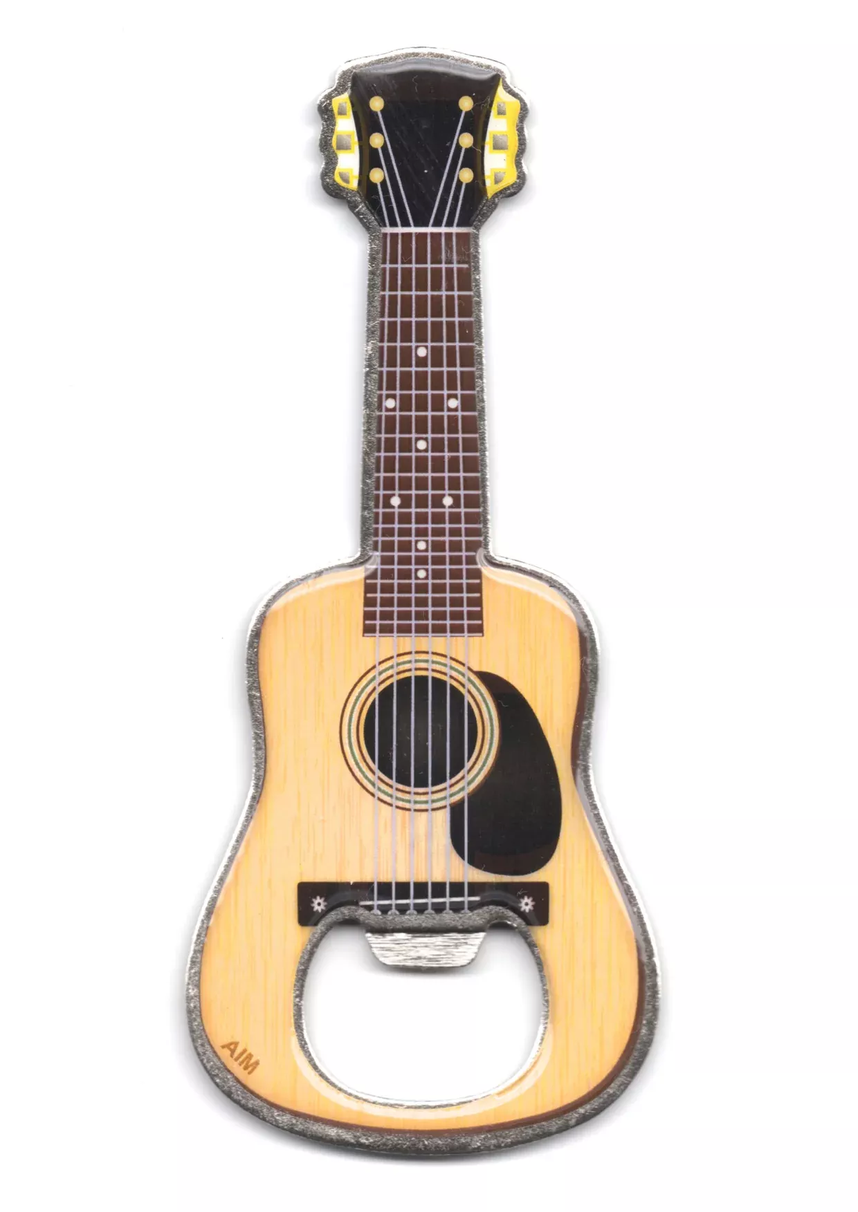 AIM Bottle Opener - Acoustic Guitar, Magnetic Back