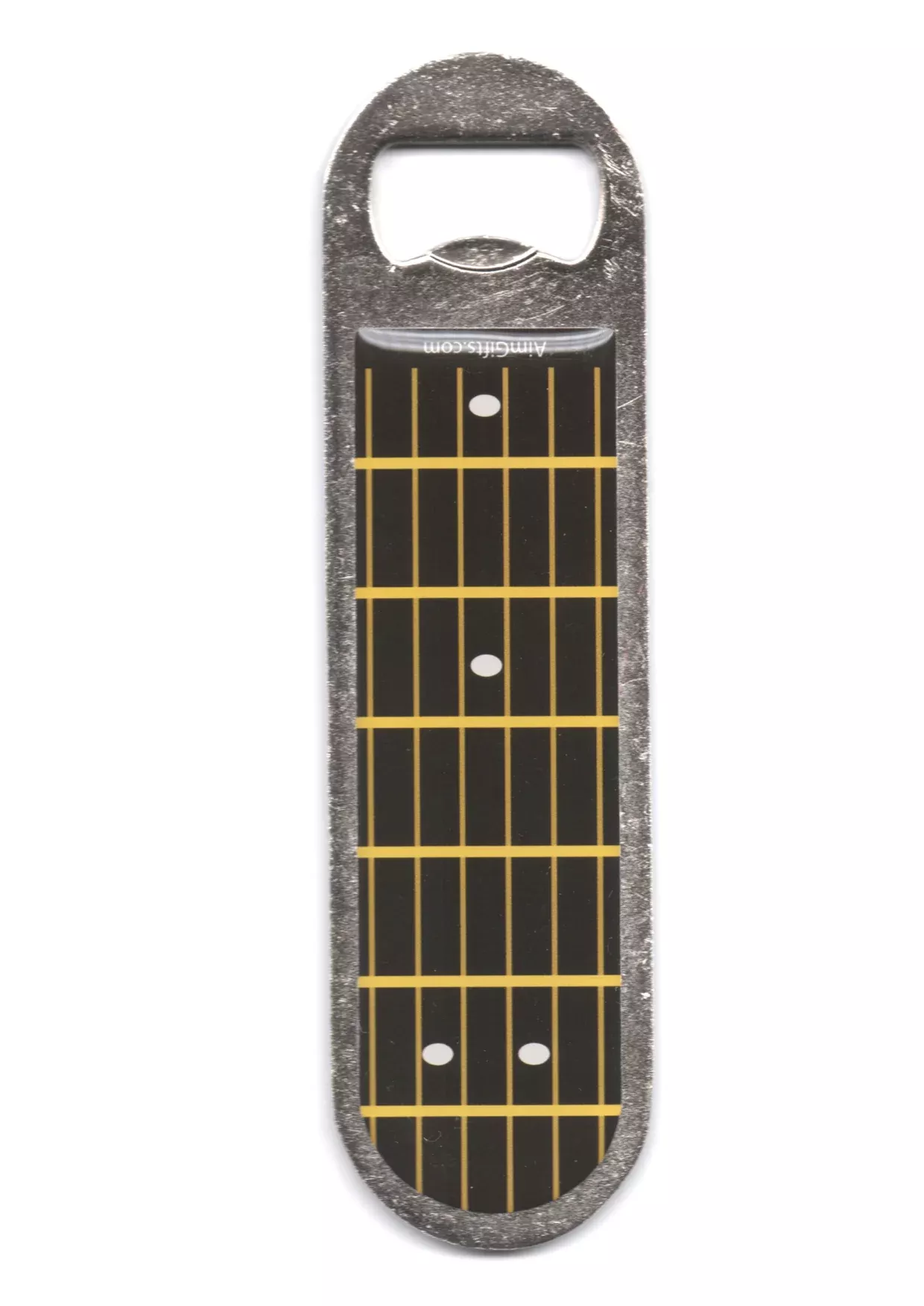 AIM Bottle Opener - Guitar Fretboard, Magnetic Back