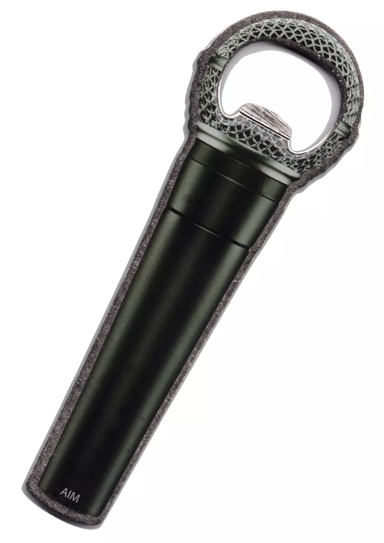 AIM Bottle Opener - Microphone, Magnetic Back