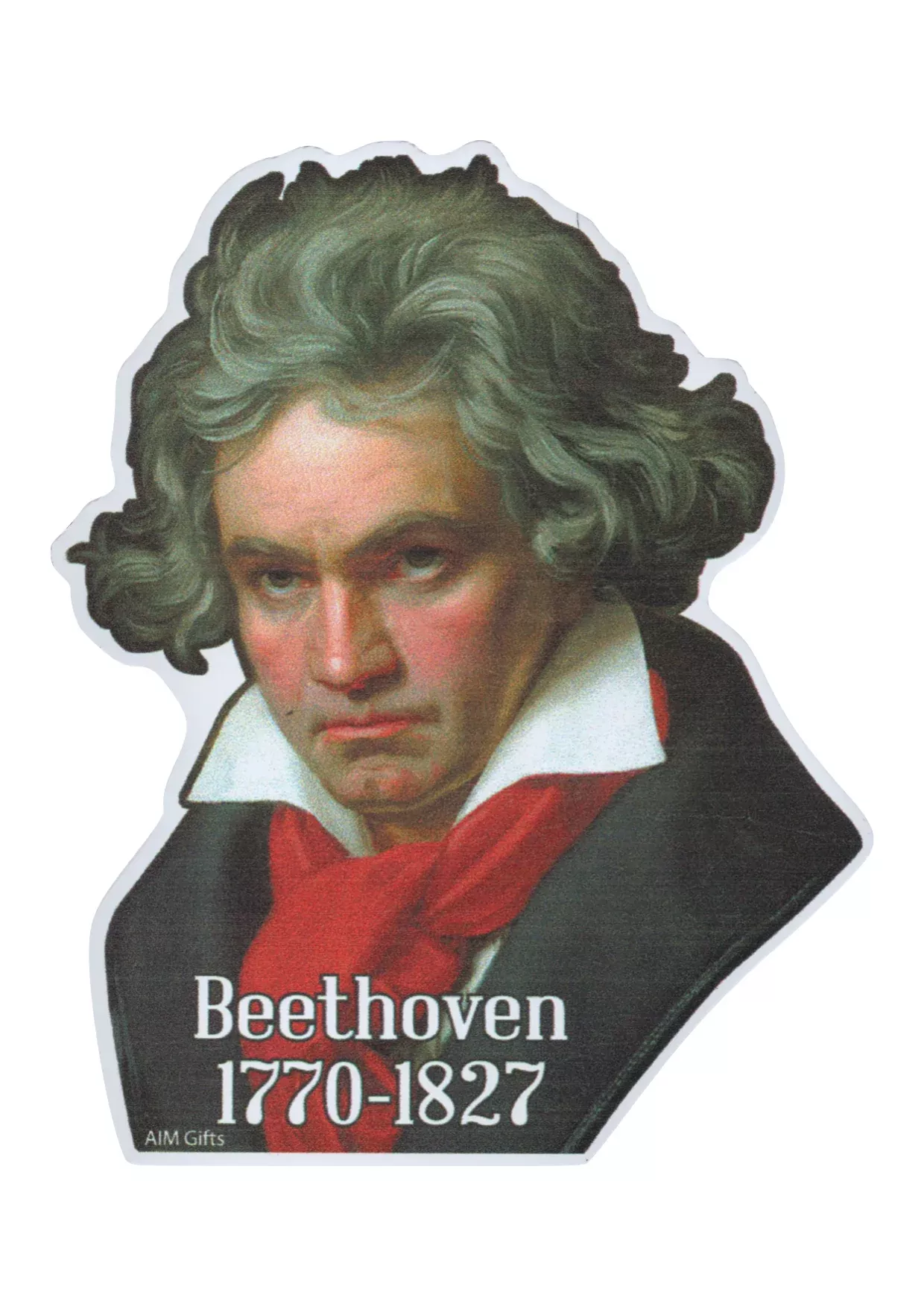 AIM Die Cut Fridge Magnet - Ludwig van Beethoven