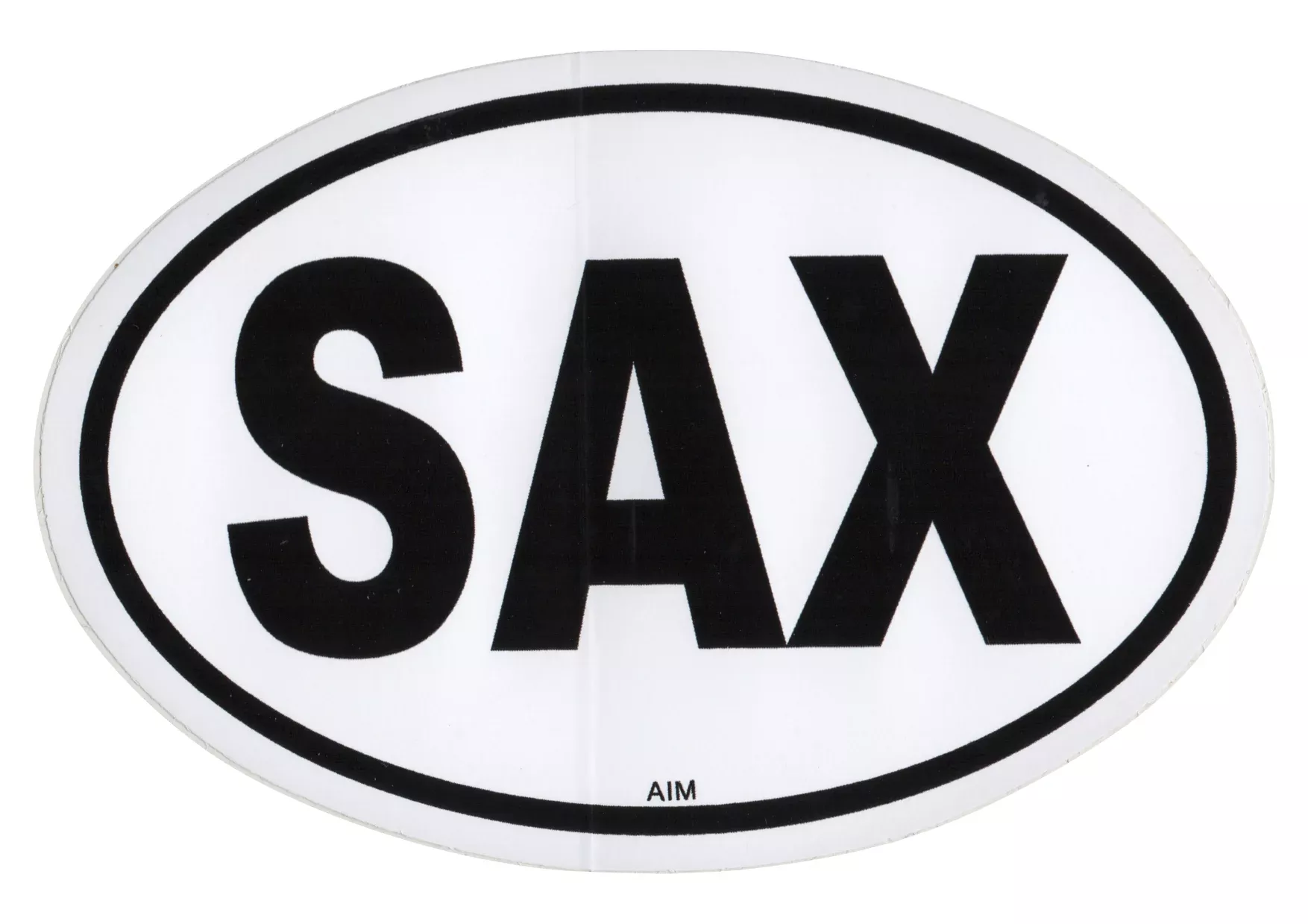 AIM Oval Bumper Sticker - SAX