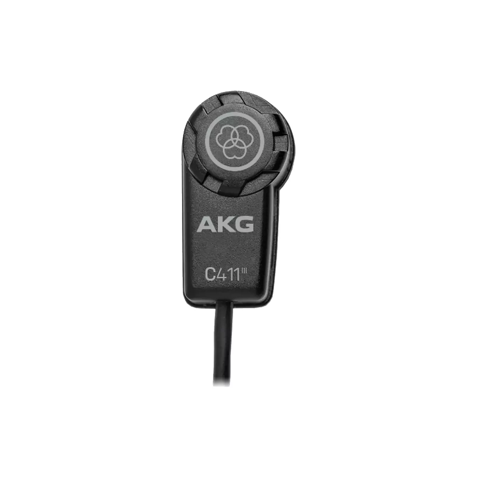 AKG C-411PP Miniature Condenser Microphone for Acoustic Instruments - Lightweight 18g, Vibration Pickup for Guitar, Violin, Mandolin