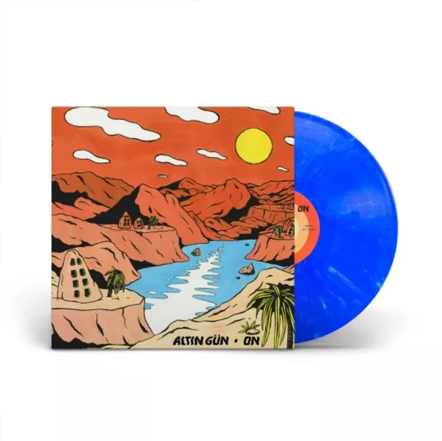 ALTIN GUN - ON (TURQUOISE & WHITE SWIRL VINYL) (Vinyl LP)