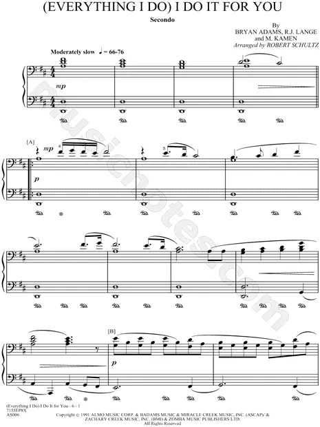 (Everything I Do) I Do It for You - Secondo
