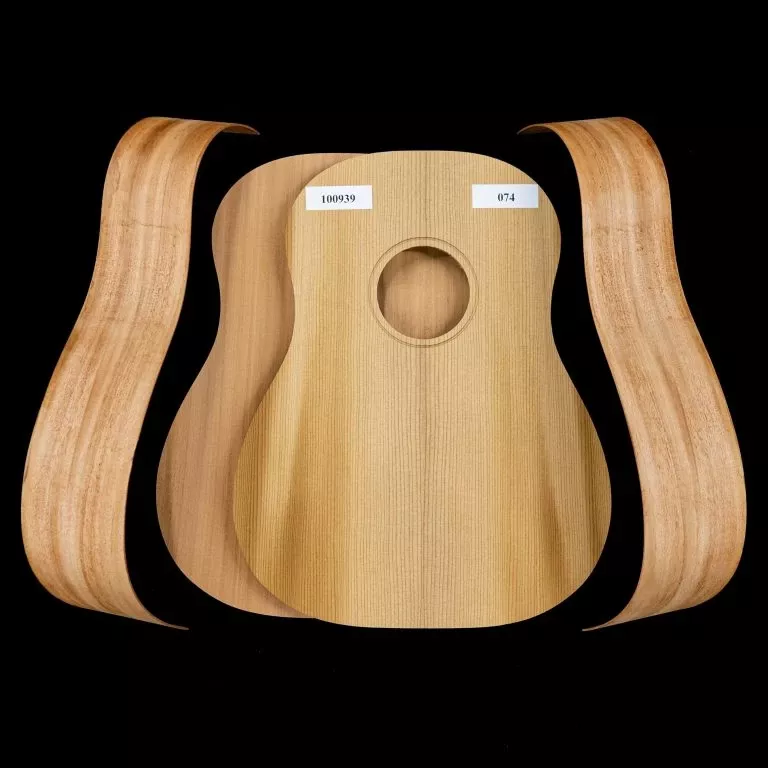 Jumbo-45 Acoustic Guitar Kit With Torrefied Red Spruce And Mahogany – 074 – StewMac