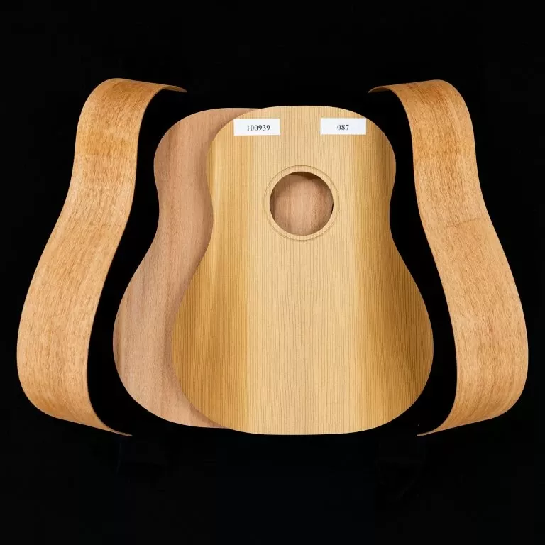 Jumbo-45 Acoustic Guitar Kit With Torrefied Red Spruce And Mahogany – 087 – StewMac