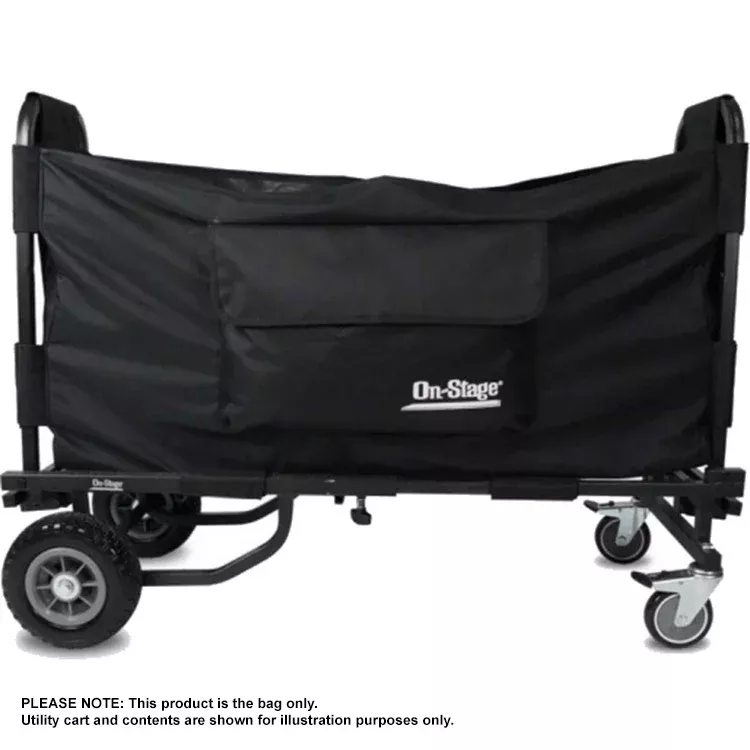 On Stage UCB2500 Utility Cart Bag for UTC2200 and UTC5500 - Black Heavy-Duty Nylon