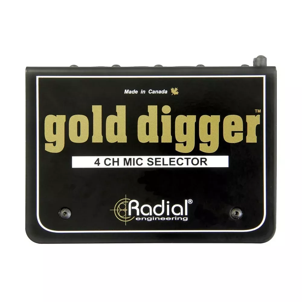 Radial Gold Digger 4-Channel Mic Selector