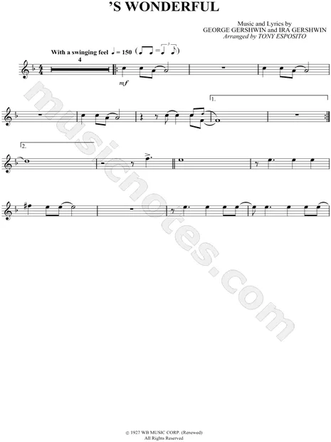 'S Wonderful - Trumpet