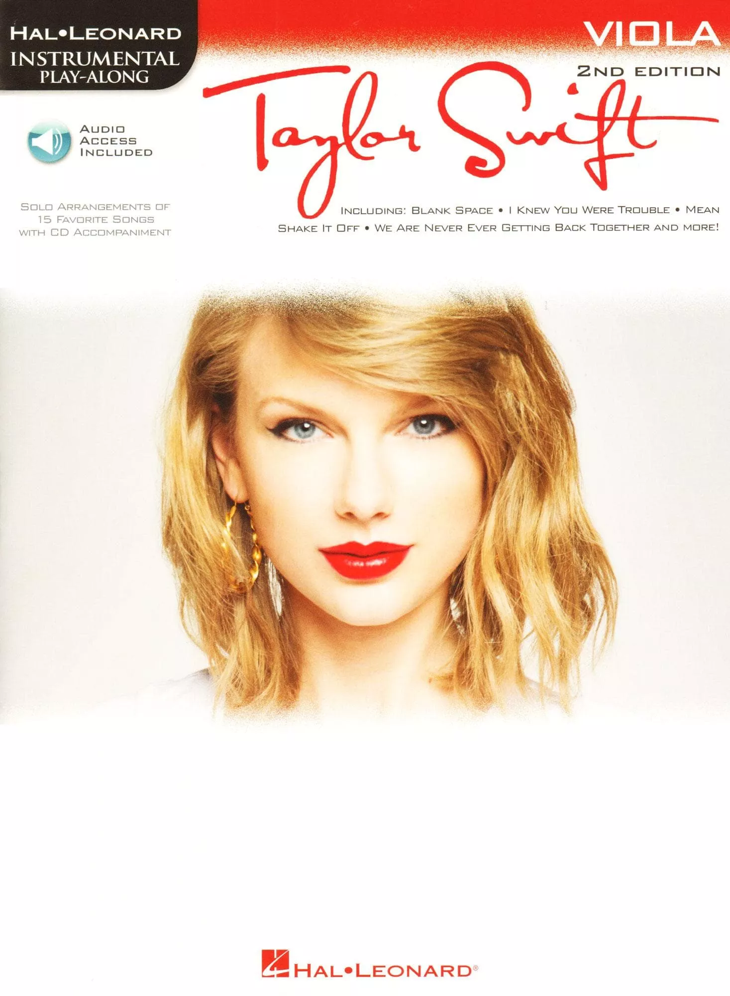 Taylor Swift Instrumental Play-Along - 2nd Edition - for Viola with Audio Accompaniment - Hal Leonard