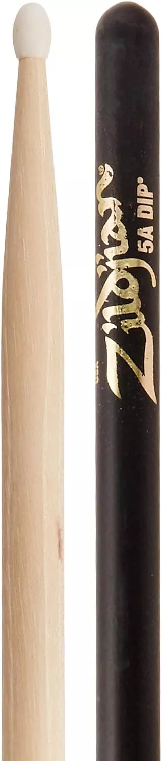 Zildjian 5A Dip Series Nylon Tip Drumsticks