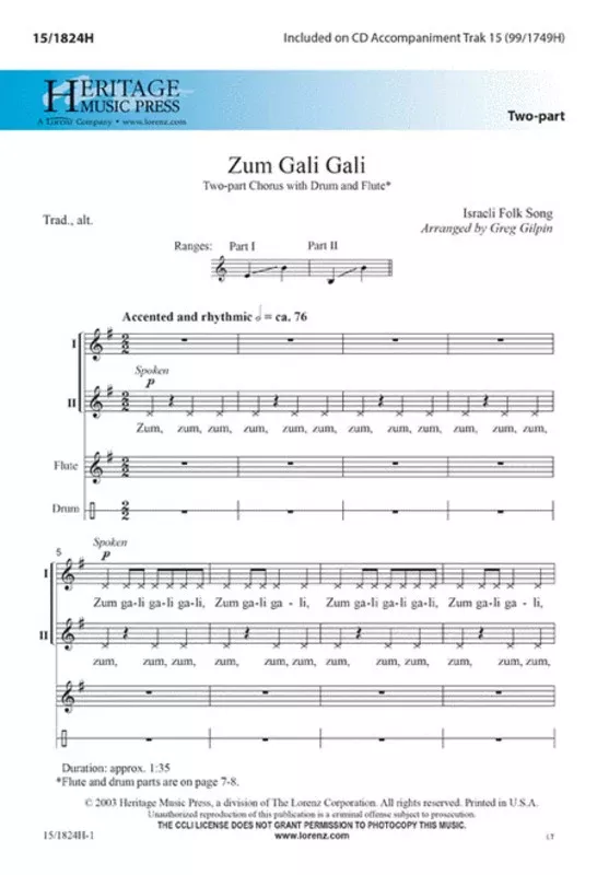 Zum Gali Gali Arr Gilpin 2 Part